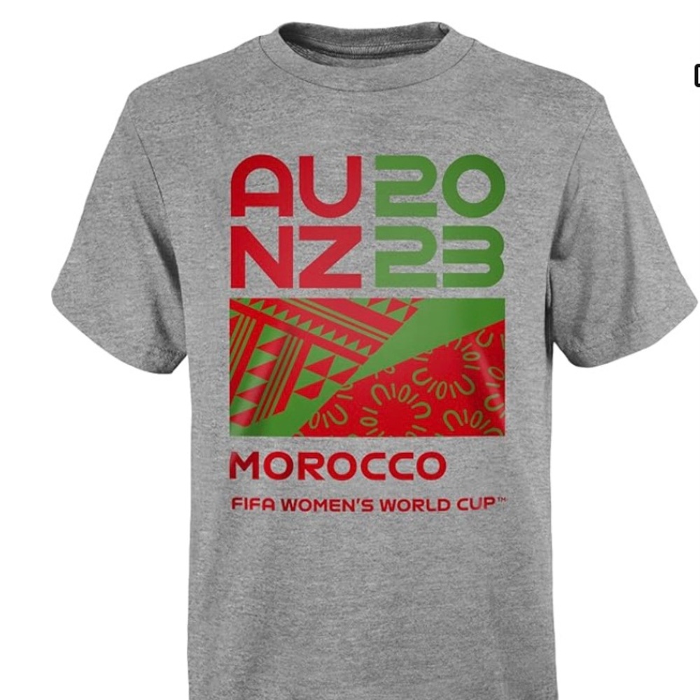 Outerstuff FIFA 2023 Women's World Cup Graphic Tee MOROCCO World Cup Soccer XS